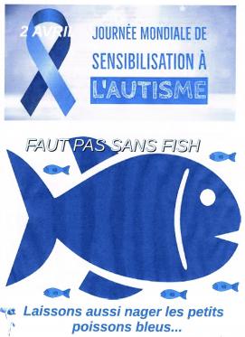 Poisson bleu d avril